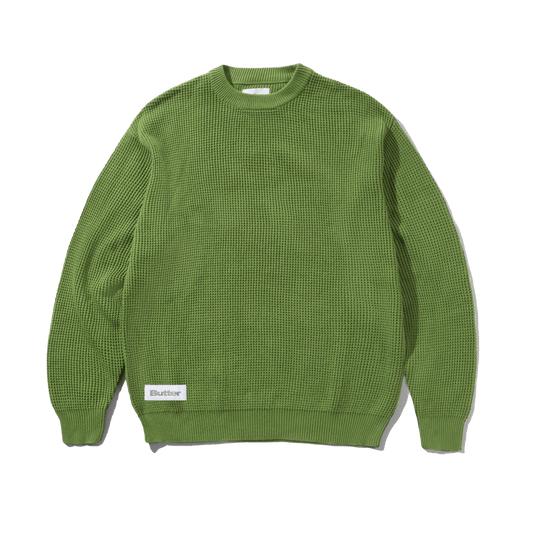 Butter Goods Newcomer Reversible Knit Sweater Grass
