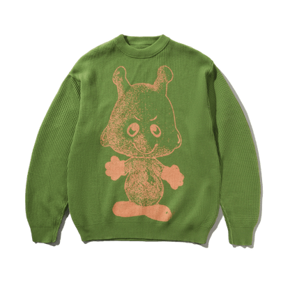 Butter Goods Newcomer Reversible Knit Sweater Grass
