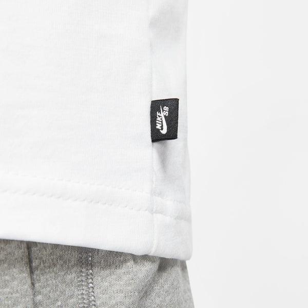 Nike SB Tee Logo Skate HBR White Black Unisex Skateboard T-Shirt