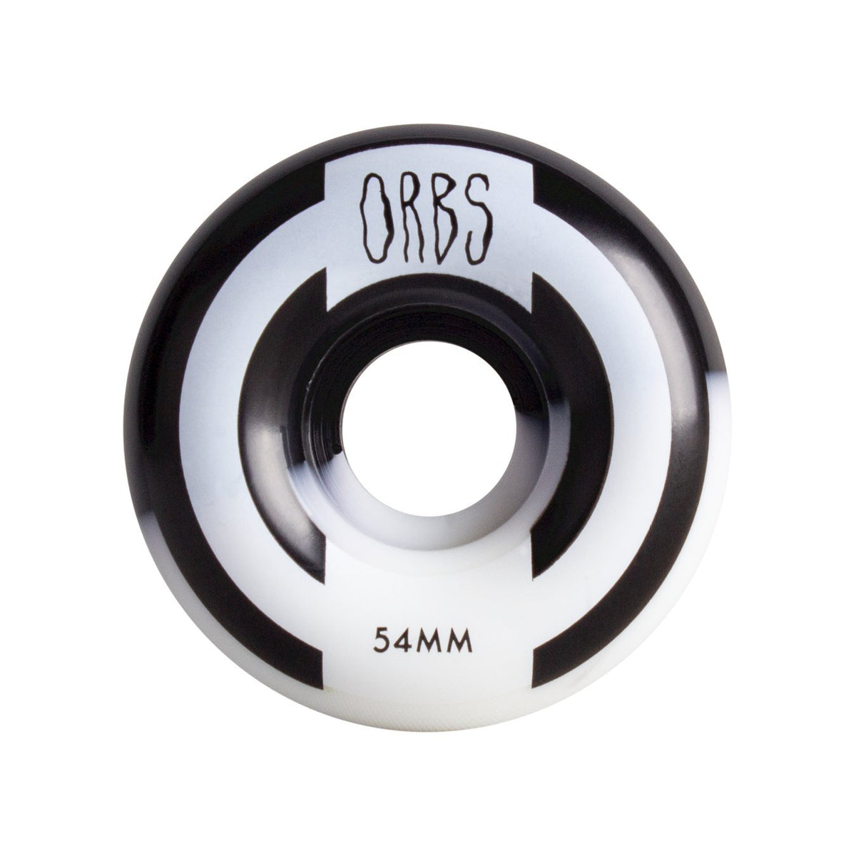 Orbs Wheels Apparitions 54mm 99a Splits Black/White Skateboard Wheels