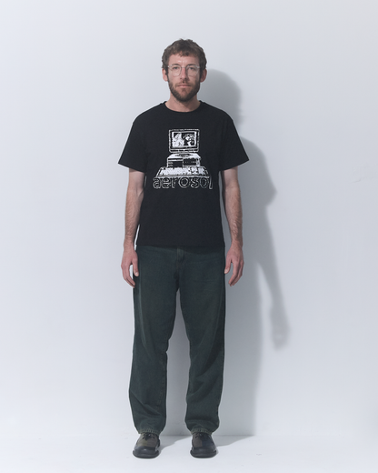 Aerosol Skateboards PC Tee Black