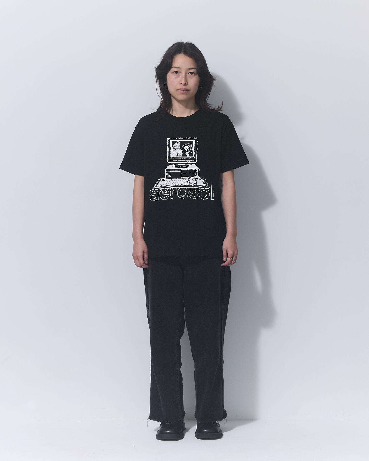 Aerosol Skateboards PC Tee Black