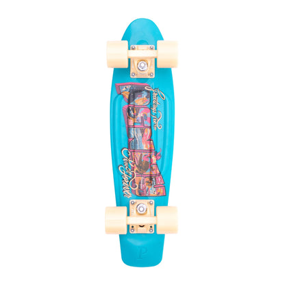 Penny Skateboards Postcard Coastal Blue 22"