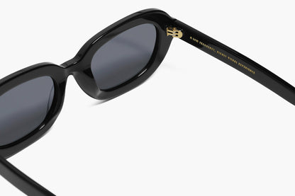 Radio Eyewear The Fuzz Sunglasses - Black Polished / Black