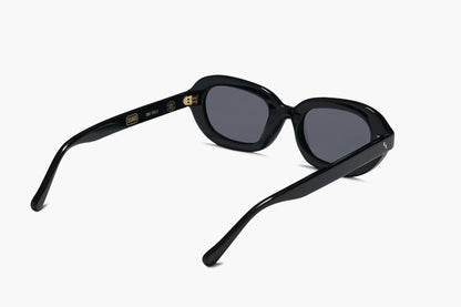 Radio Eyewear The Fuzz Sunglasses - Black Polished / Black