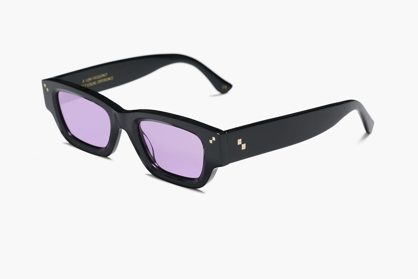 Radio Eyewear The Blues Sunglasses - Black Polished / Purple