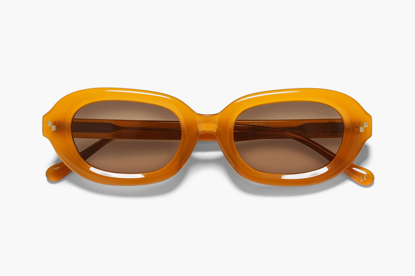 Radio Eyewear The Fuzz Sunglasses - Apricot / Brown