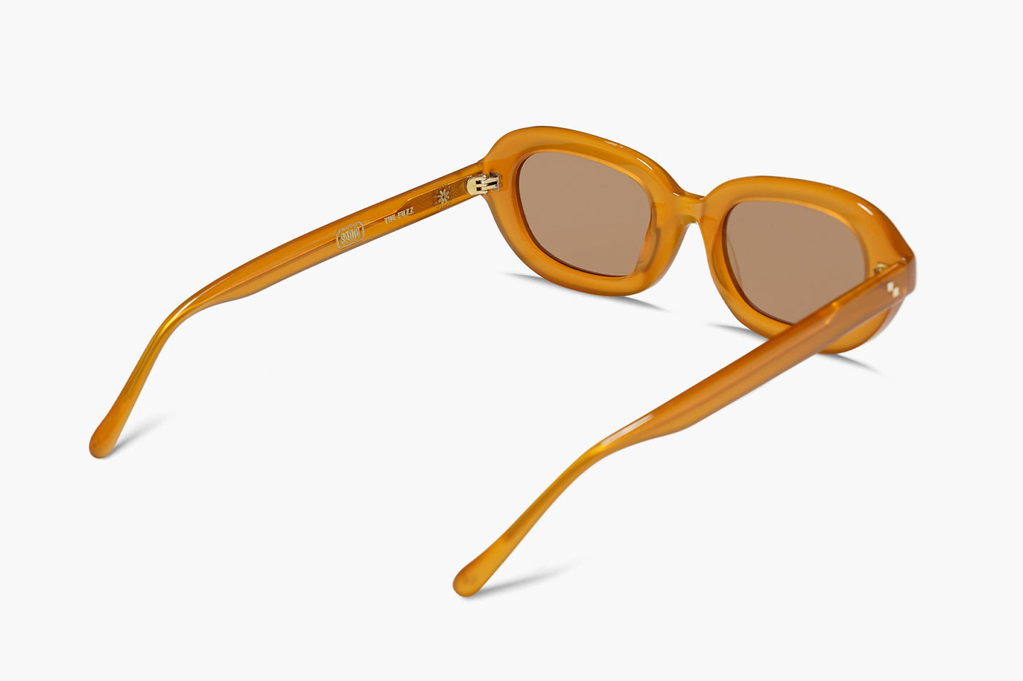 Radio Eyewear The Fuzz Sunglasses - Apricot / Brown