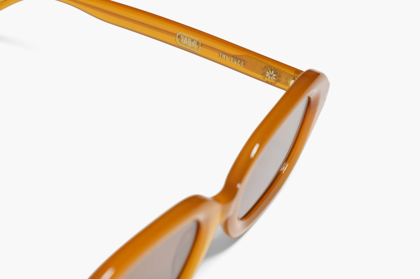 Radio Eyewear The Fuzz Sunglasses - Apricot / Brown