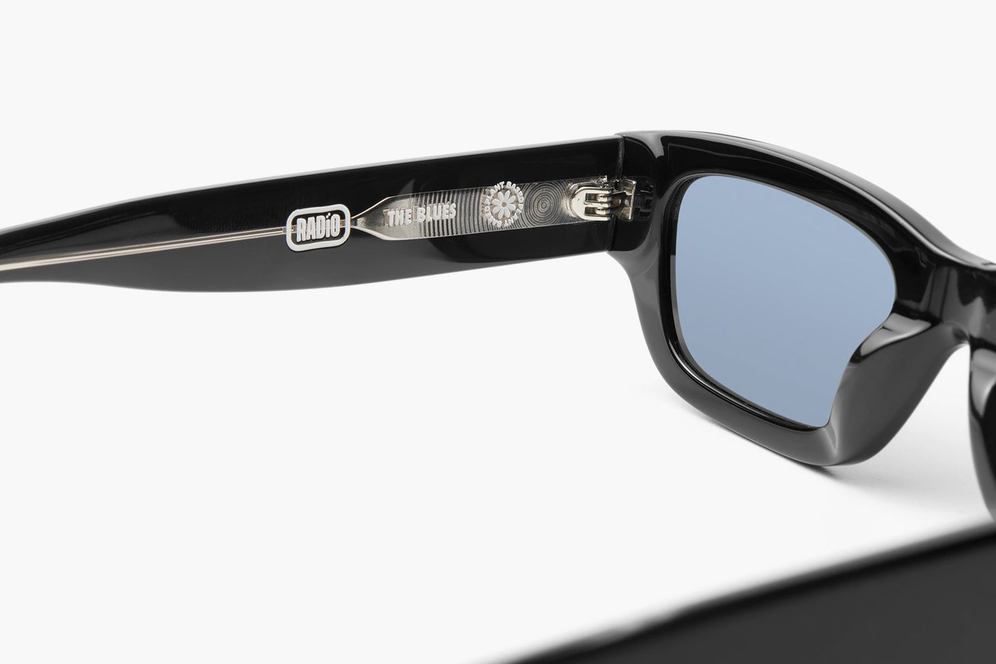 Radio Eyewear The Blues Sunglasses - Polished Black / Black