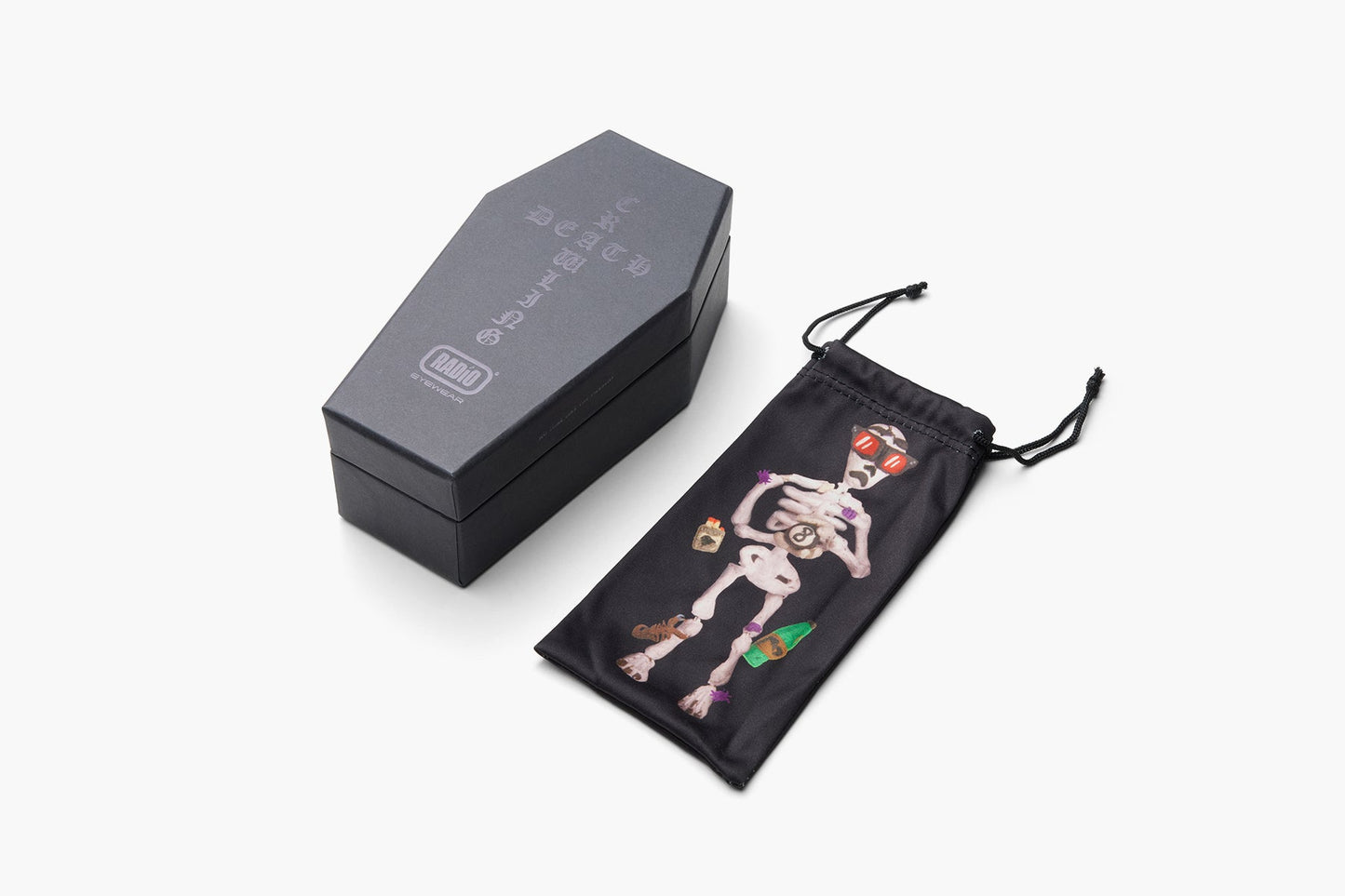 Radio Eyewear x Crawling Death Sunglasses - Black / Grey