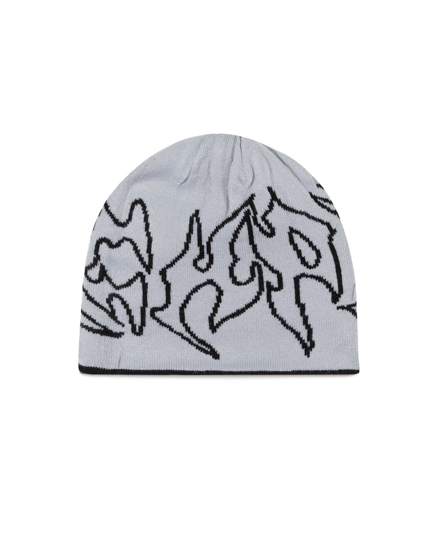 ICHPIG Razor Reversible Skull Beanie - Black / Grey