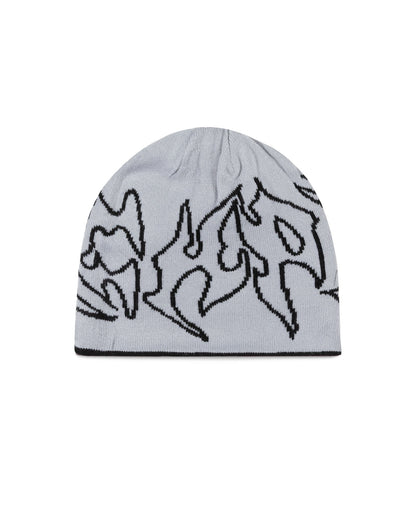 ICHPIG Razor Reversible Skull Beanie - Black / Grey