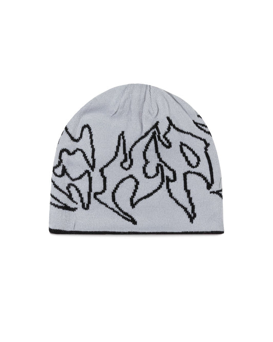 ICHPIG Razor Reversible Skull Beanie - Black / Grey