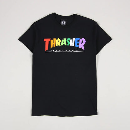 Thrasher Rainbow Mag T-Shirt – Black