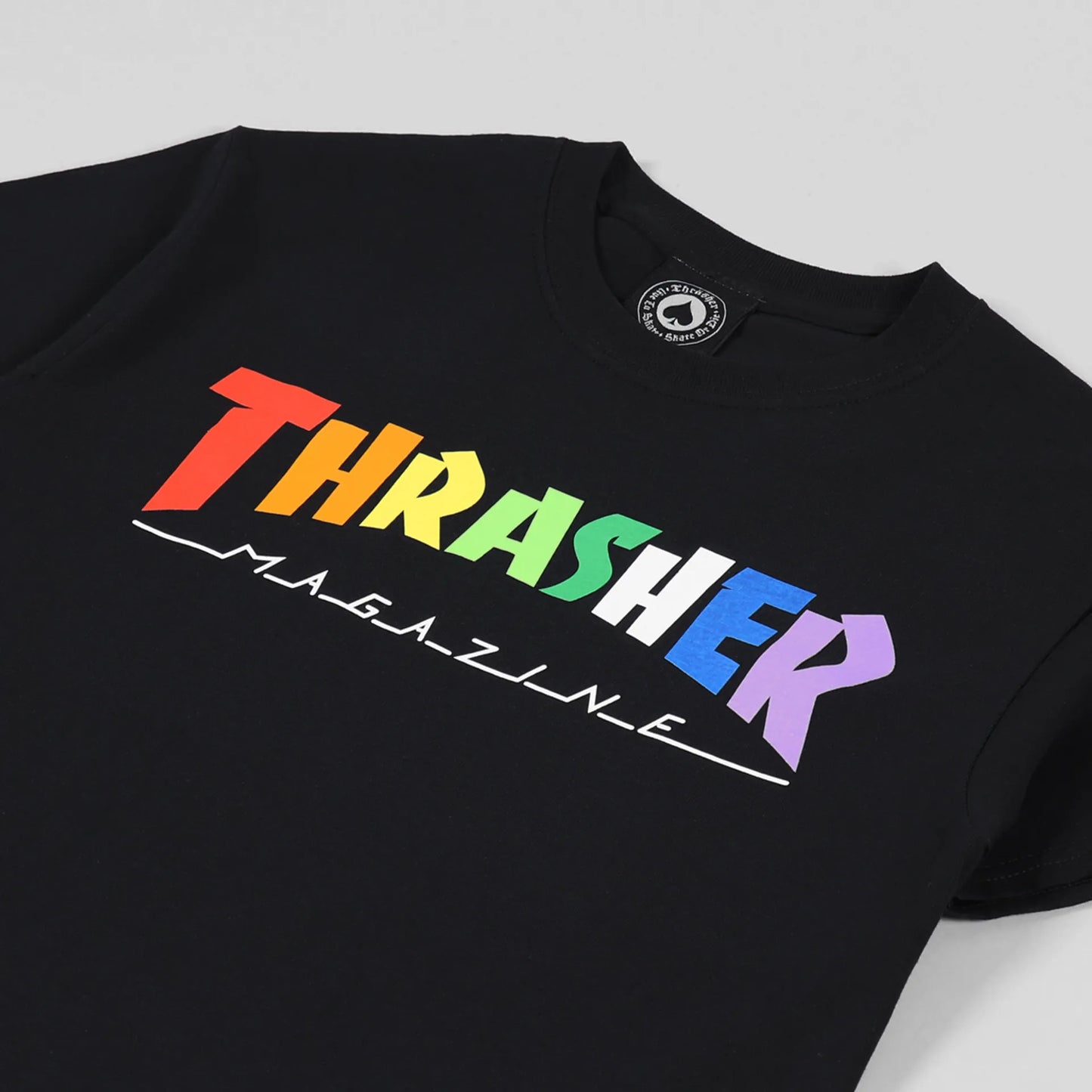 Thrasher Rainbow Mag T-Shirt – Black