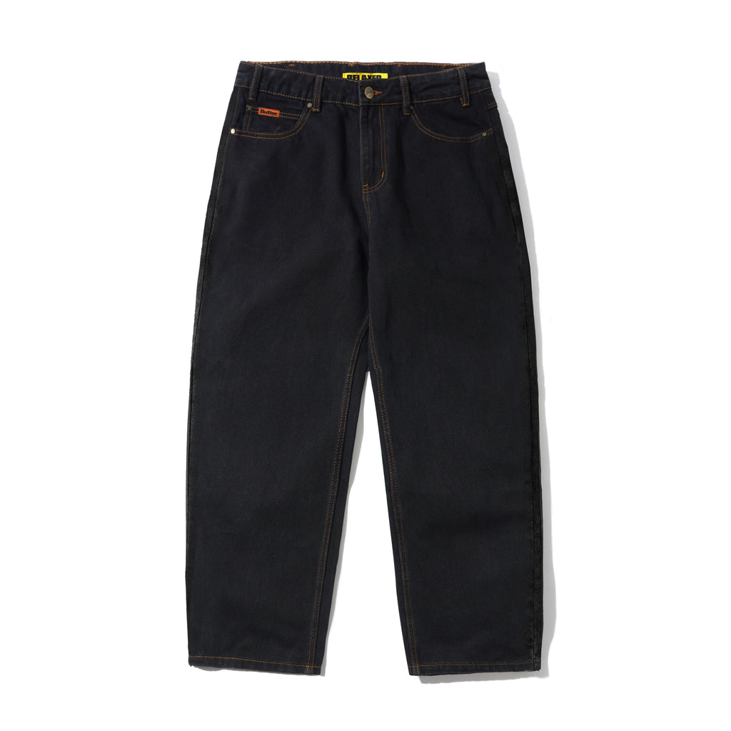 Butter Goods Relaxed Denim Jeans Washed Black