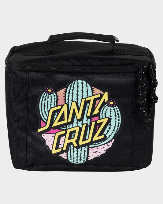 Cactus Dot Girls Lunch Box Black