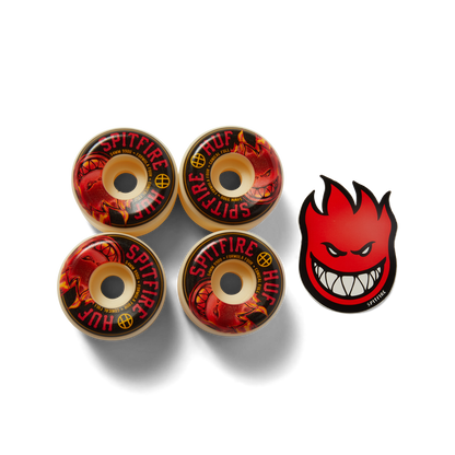 huf x Spitfire 54mm Conical Skate Wheels