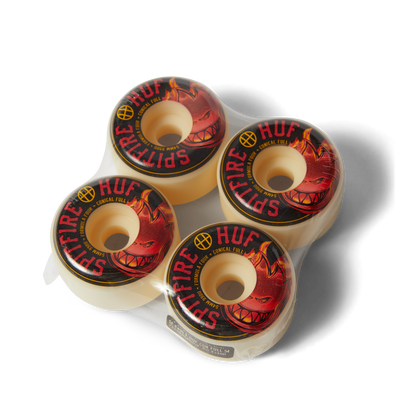 huf x Spitfire 54mm Conical Skate Wheels