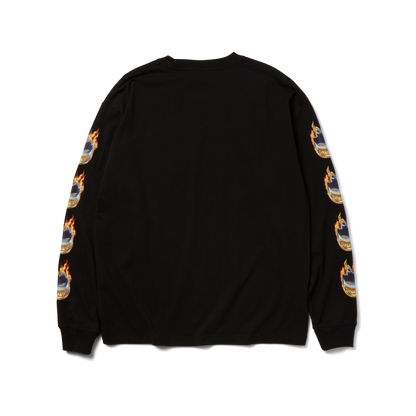 huf x Spitfire Chrome Head Long Sleeve T-Shirt - Black