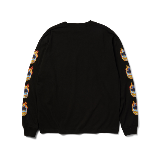 huf x Spitfire Chrome Head Long Sleeve T-Shirt - Black