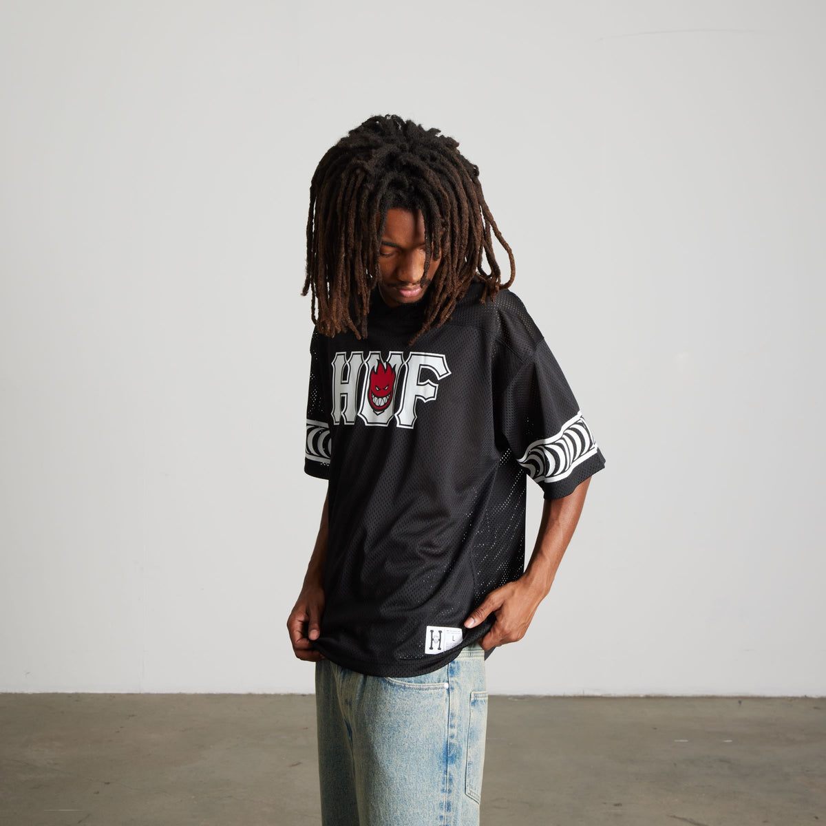 huf x Spitfire End Zone Jersey - Black