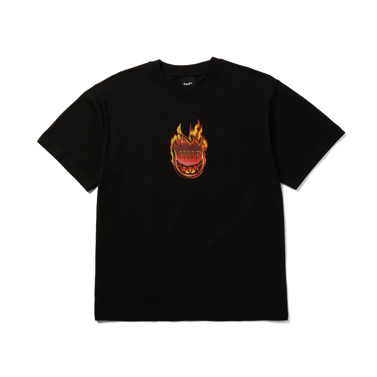 huf x Spitfire Flame Galaxies T-Shirt - Black