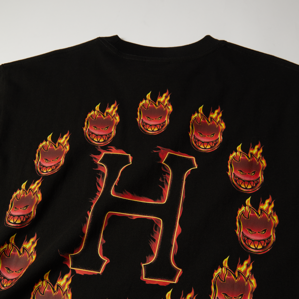 huf x Spitfire Flame Galaxies T-Shirt - Black