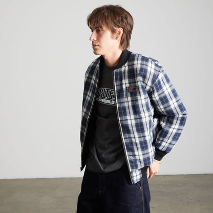 huf x Spitfire Reversible Plaid Jacket