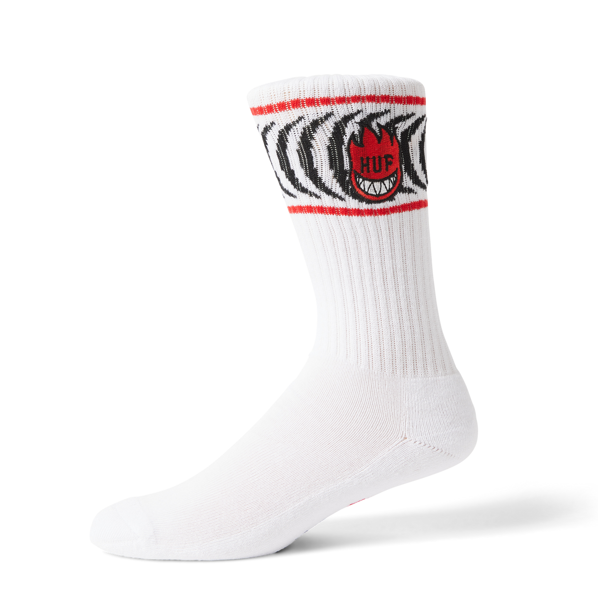 huf x Spitfire Spiral Socks - White