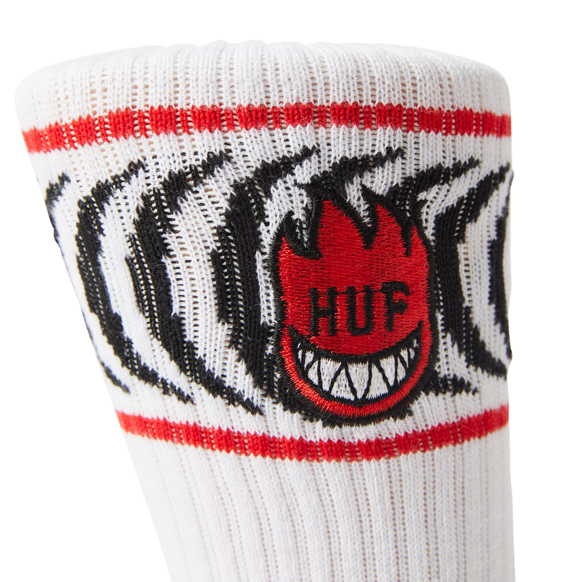 huf x Spitfire Spiral Socks - White