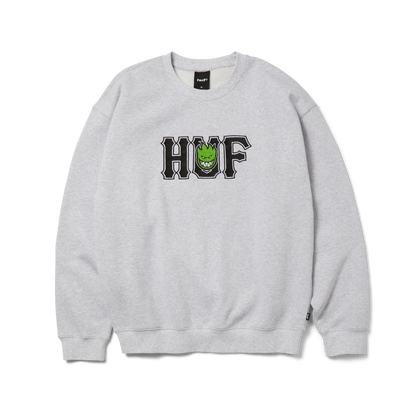 huf x Spitfire Union Crewneck Sweatshirt - Heather Grey