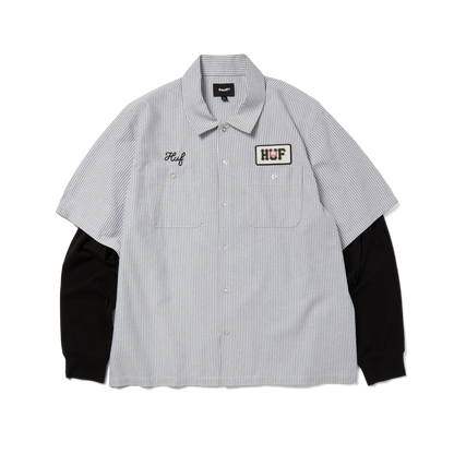 huf x Spitfire Union Work Shirt - Black/White