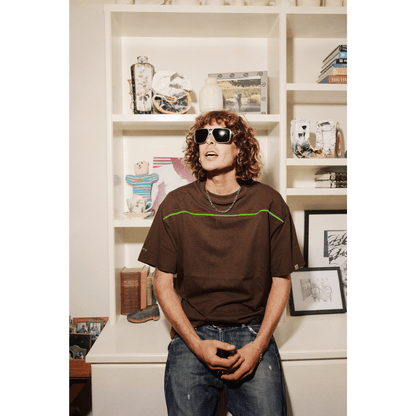 Suzyology Piping T Shirt — Brown