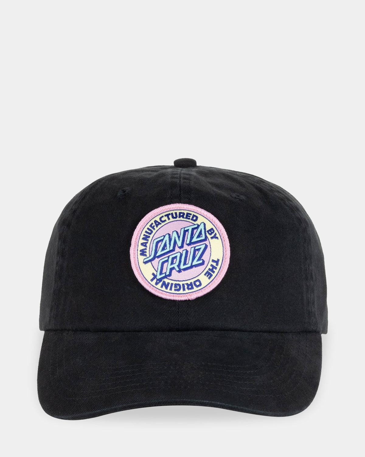 Santa Cruz Womens Ranger Mfg Black Adjustable Cotton Dad Cap Hat