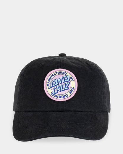 Santa Cruz Cap Ranger MFG Black Adjustable Cotton Dad Hat
