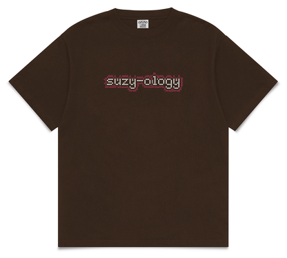 Suzyology spike t-shirt - brown