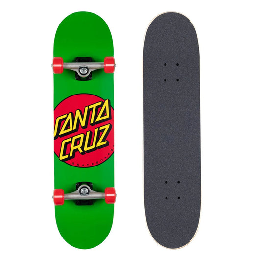 Santa Cruz Classic Dot Mid Complete Skateboard 7.8" Green