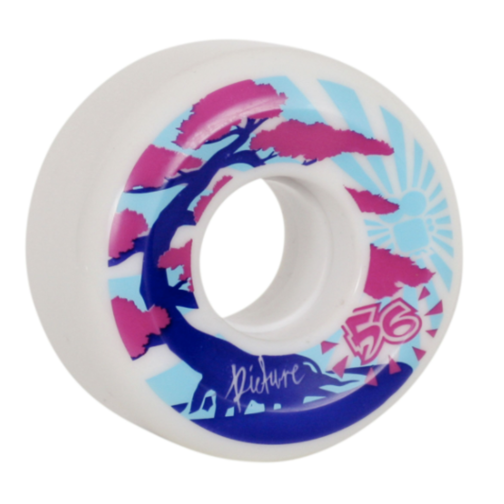 Picture Wheel Co Kushi 80A Soft Street 56mm Skateboard Wheels