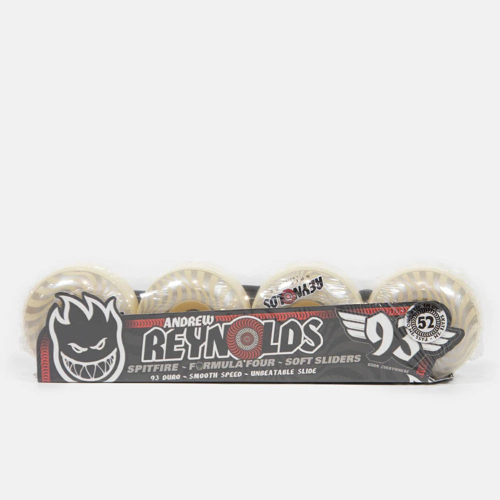 Spitfire Wheels F4 93D Reynolds 52mm Classic Formula Four - Soft Sliders