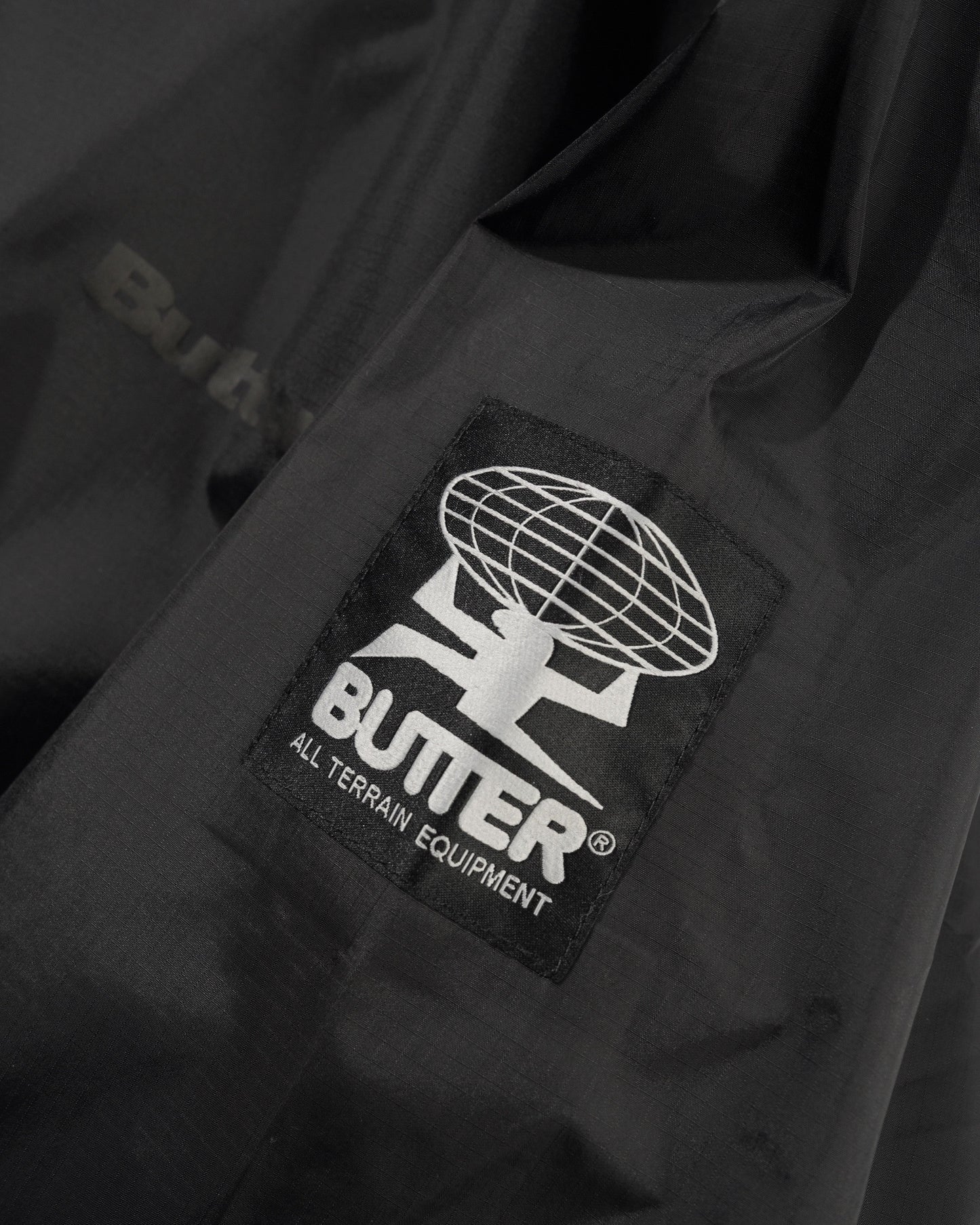 Butter Goods T-Rain Jacket Black/Brown