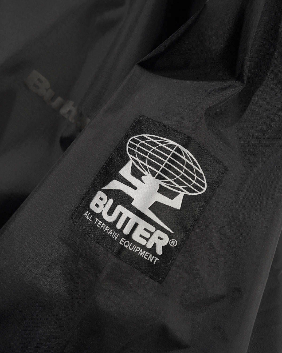 Butter Goods T-Rain Jacket Black/Brown