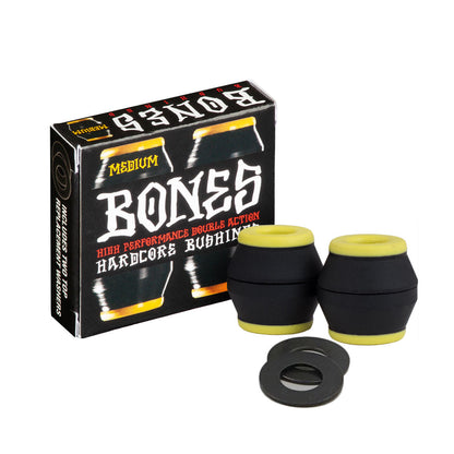 Bones Bushings Medium Black 91a Hardcore Cushions Skateboard Truck Rubbers