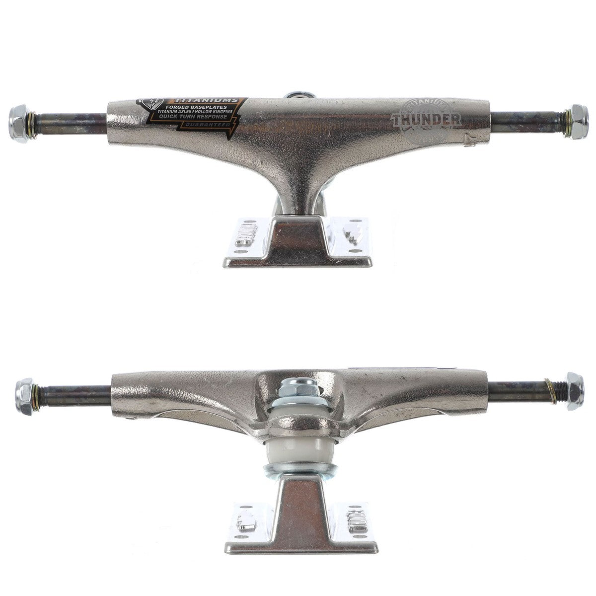 Thunder Trucks 148 Titanium Lights Polished 8.25" Axles