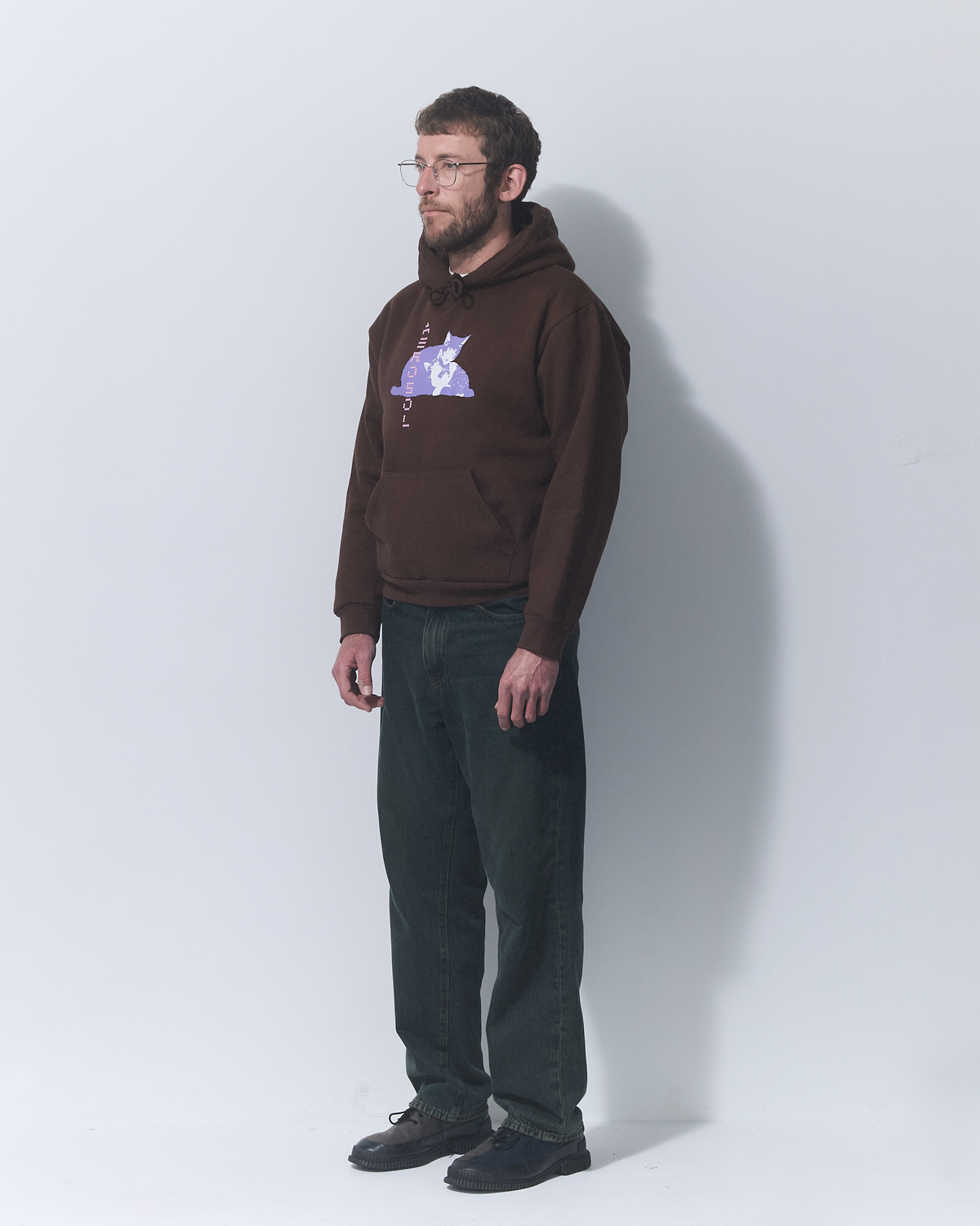 Aerosol Skateboards Tibbles Hoodie Brown