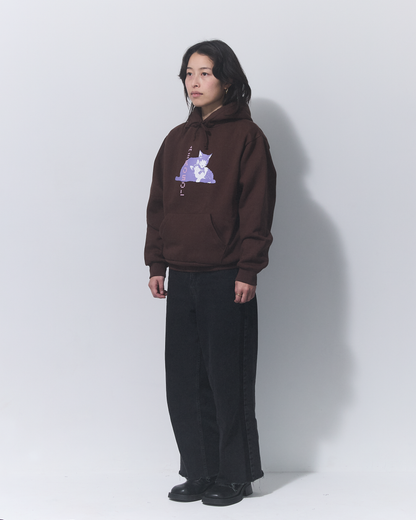 Aerosol Skateboards Tibbles Hoodie Brown