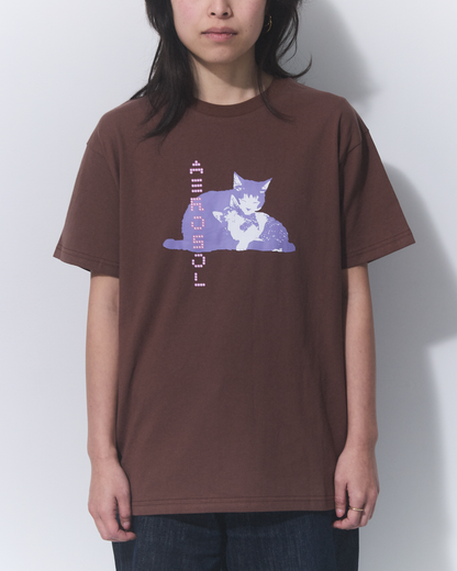Aerosol Skateboards Tibbles Tee Brown
