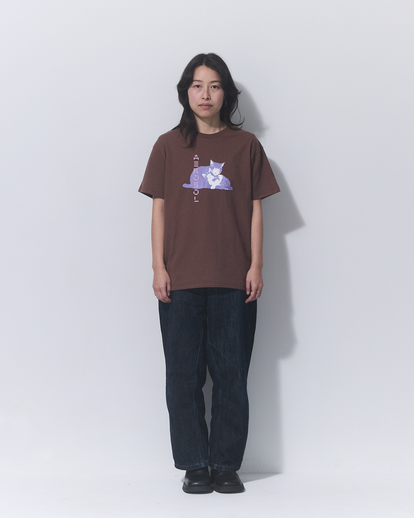 Aerosol Skateboards Tibbles Tee Brown