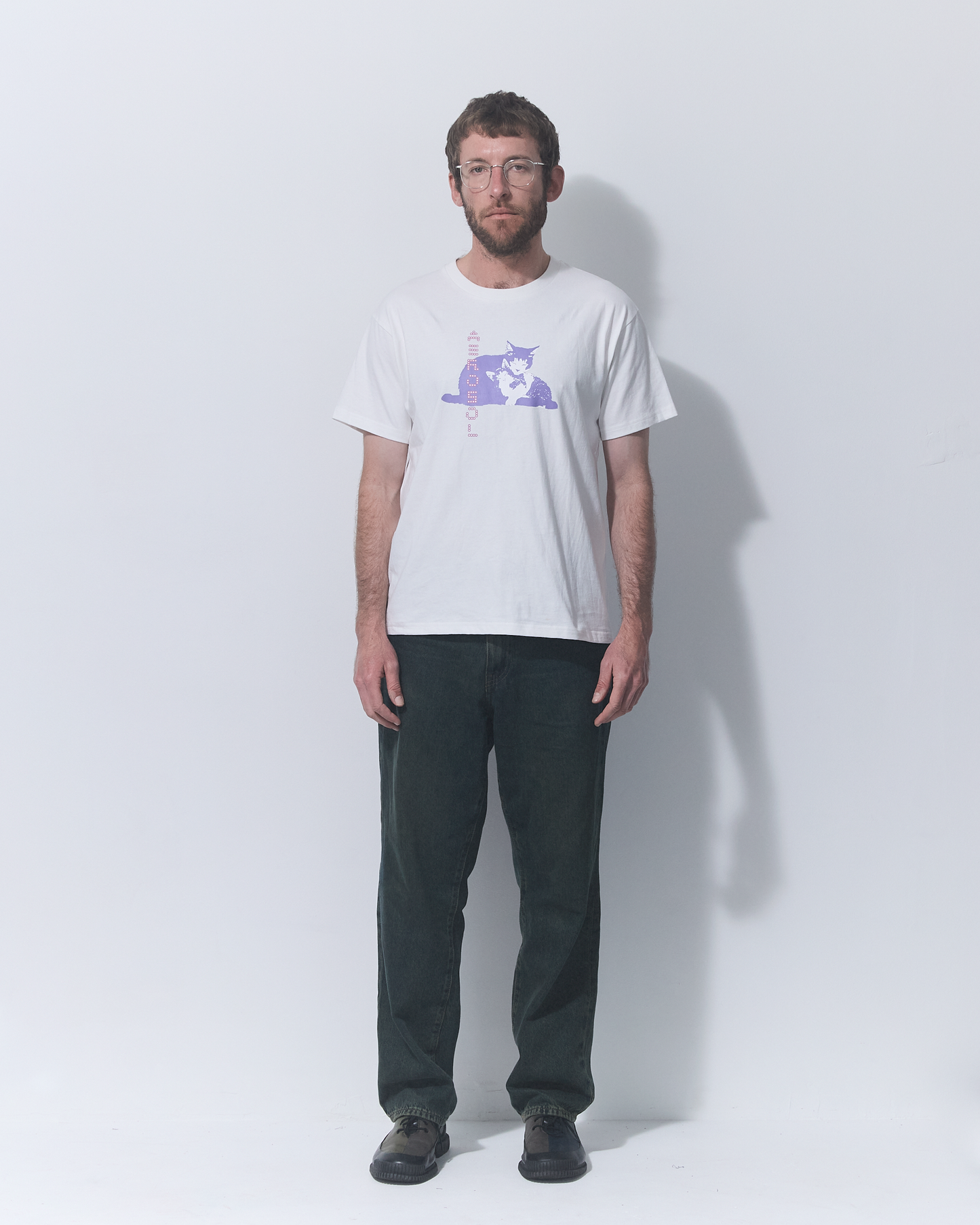 Aerosol Skateboards Tibbles Tee White